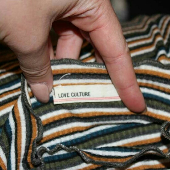 Love Culture Striped Long Sleeve L - Picture 6 of 6